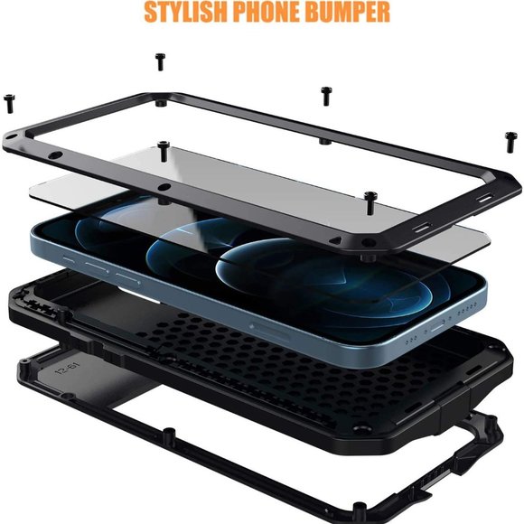 Shockproof Metal Case for iPhone 11 PRO MAX Gorilla Heavy Duty 360 Cover White - Picture 10 of 12